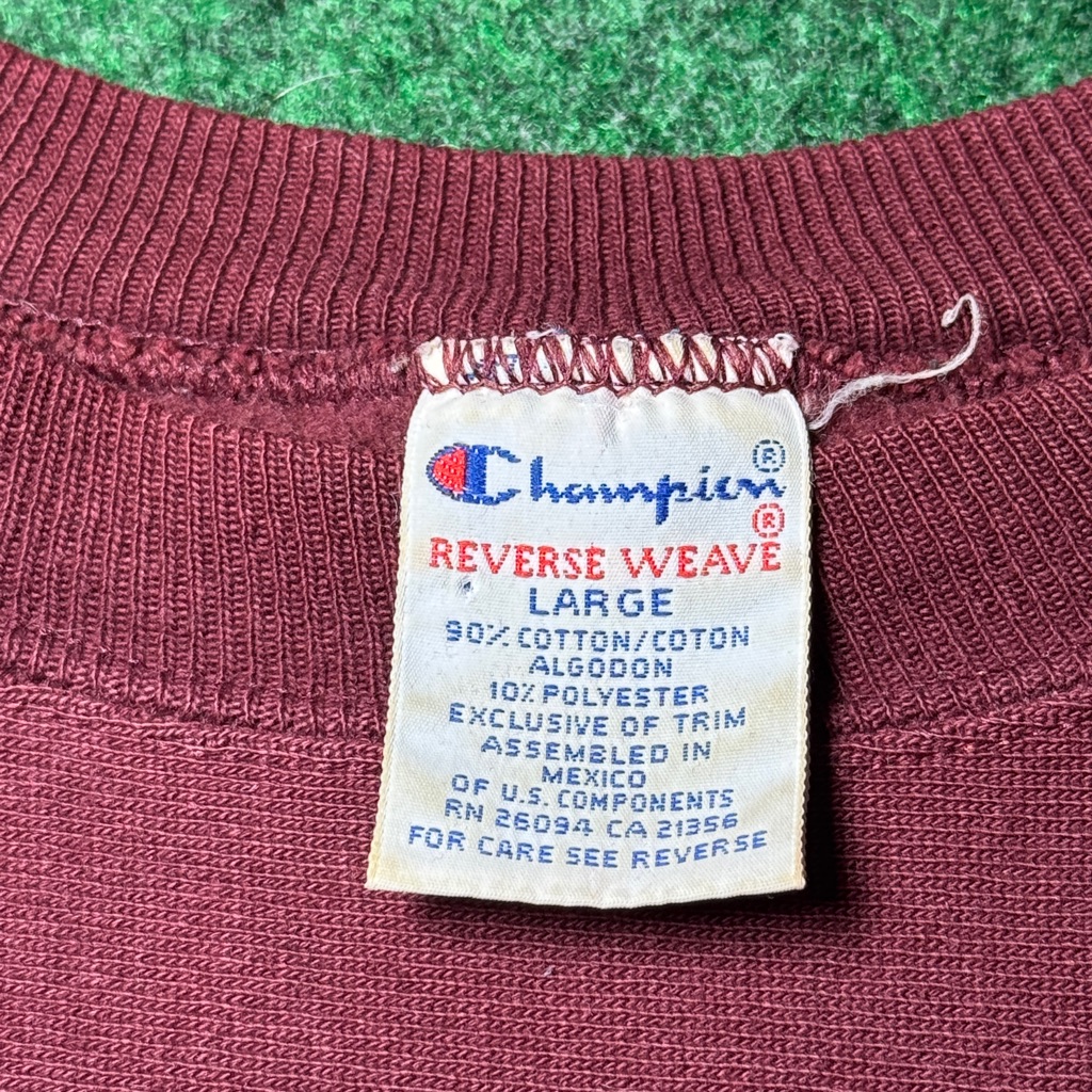 Harvard Champion Vintage Sweatshirt Reverse Weave Large Crimson 90s Crewneck — image 3 of 7